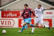 20 April 2008; Ollie Cahill, Drogheda United, in action against Owen Heary, Bohemians. eircom League Premier Division, Drogheda United v Bohemians, United Park, Drogheda, Co. Louth. Photo by Sportsfile *** Local Caption ***
