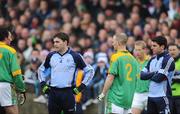20 April 2008; The four players that were sent off by referee Paddy Russell, left to right, Shane McAnarney, Meath, Paddy Andrew, Dublin, Niall McKeigue, Meath and Bernard Brogan, Dublin. Allianz National Football League, Division 2, Round 7, Dublin v Meath, Parnell Park, Dublin. Picture credit: David Maher / SPORTSFILE *** Local Caption ***
