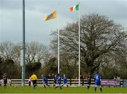 4 April 2015; A general view of the Continental Tyres champions flag. Continental Tyres Women's National League, Wexford Youths Women’s AFC v Peamount United. Ferrycarrig Park, Wexford. Picture credit: Matt Browne / SPORTSFILE