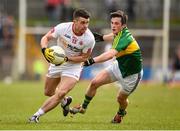 5 April 2015; Darren McCurry, Tyrone, in action against Paul Murphy, Kerry. Allianz Football League, Division 1, Round 7, Tyrone v Kerry. Healy Park, Omagh, Co. Tyrone. Picture credit: Stephen McCarthy / SPORTSFILE