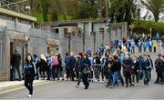 5 April 2015; Supporters queueing at the turnstiles which led to a 10 minute delay to the start of the game. Allianz Football League, Division 1, Round 7, Monaghan v Dublin. St Tiernach’s Park, Clones, Co. Monaghan. Picture credit: Brendan Moran / SPORTSFILE