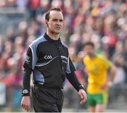 5 April 2015; Referee David Coldrick. Allianz Football League, Division 1, Round 7, Mayo v Donegal. Elverys MacHale Park, Castlebar, Co. Mayo. Picture credit: David Maher / SPORTSFILE