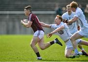 5 April 2015; Sean Denvir, Galway, in action against Paul Cribben, Kildare. Allianz Football League, Division 2, Round 7, Galway v Kildare. Tuam Stadium, Tuam. Picture credit: Ray Ryan / SPORTSFILE