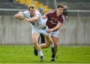 5 April 2015; Peter Kelly, Kildare, in action against Sean Denvir, Galway. Allianz Football League, Division 2, Round 7, Galway v Kildare. Tuam Stadium, Tuam. Picture credit: Ray Ryan / SPORTSFILE