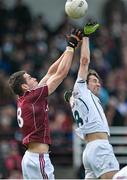 5 April 2015; Fiontan O'Curraoin, Galway, in action against Gary White, Kildare. Allianz Football League, Division 2, Round 7, Galway v Kildare. Tuam Stadium, Tuam. Picture credit: Ray Ryan / SPORTSFILE