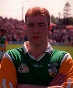 25 May 1997; Anthony Kelly of Offaly prior to the Leinster GAA Senior Football Championship Second Round match between Westmeath and Offaly at O'Connor Park in Tullamore, Offaly. Photo by Damien Eagers/Sportsfile