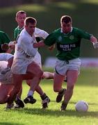 2 December 1997; Charlie Redmond of Erin's Isle in action against Denis O'Connell of Clane during the AIB Leinster Club Championship match between Erin's Isle and Clane at Parnell Park in Dublin. Photo by David Maher/Sportsfile