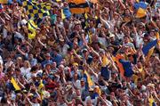 14 September 1997; Clare supporters during the GAA Munster Senior Hurling Championship Final match between Clare and Tipperary at Páirc Uí Chaoimh, Cork. Photo by Ray McManus/Sportsfile *** Local Caption ***