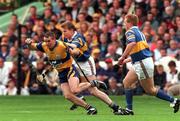 14 September 1997; Colin Lynch of Clare in action against Conor Gleeson and Declan Ryan of Tipperary during the Guinness All Ireland Hurling Final match between Clare and Tipperary at Croke Park in Dublin. Photo by Ray McManus/Sportsfile
