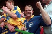 14 September 1997; Davy Fitzgerald of Clare celebrates after the Guinness All Ireland Hurling Final match between Clare and Tipperary at Croke Park in Dublin. Photo by David Maher/Sportsfile