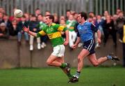 15 March 1998; Donal Daly of Kerry in action against Dermot Harrington of Dublin during the National Football League Section C match between Dublin and Kerry at Parnell Park in Dublin. Photo by Brendan Moran/Sportsfile