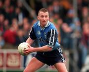 15 March 1998; Eamon Heery of Dublin during the National Football League Section C match between Dublin and Kerry at Parnell Park in Dublin. Photo by Brendan Moran/Sportsfile