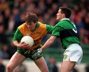17 March 1998; Eddie Steede of Corofin in action against Kenn Spratt of Erin's Isle during the All-Ireland Club Football Final between Corofins and Erin's Isle at Croke Park in Dublin. Photo by Brendan Moran/Sportsfile