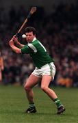 22 March 1998; Gary Kirby of Limerick during the Church & General National Hurling League Division 1A match between Limerick and Clare at the Gaelic Grounds in Limerick. Photo by Matt Browne/Sportsfile