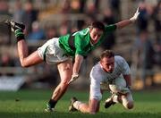 2 December 1997; Ken Spratt of Erin's Isle in action against Willie McCreery of Clane during the AIB Leinster Club Championship match between Erin's Isle and Clane at Parnell Park in Dublin. Photo by David Maher/Sportsfile