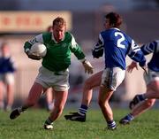 25 January 1998; Kevin O'Brien of Leinster in action against Barry Keating of Munster during the Interprovincial Railway Cup Football Championship Semi-Final match between Munster and Leinster at Fitzgerald Stadium in Killarney, Kerry. Photo by Ray McManus/Sportsfile