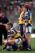13 April 1997; Tipperary team portrait, including Colm Bonnar, left and Liam Cahill ahead of the National Hurling League Division 1 match betweenLimerick and Tipperary at the Gaelic Grounds in Limerick. Photo by Brendan Moran/Sportsfile