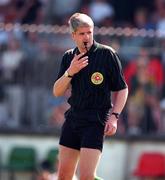1 June 1997; Referee John Bannon during the Leinster GAA Senior Football Championship Quarter-Final match between Louth and Carlow at St Conleth's Park, Newbridge, Kildare. Photo by Brendan Moran/Sportsfile