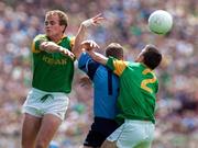 15 June 1997; John McDermott, left, and Mark O'Reilly of Meath in action against Charlie Redmond of Dublin during the GAA Senior Football Championship Quarter-Final match between Meath and Dublin at Croke Park in Dublin. Photo by David Maher/Sportsfile