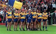 14 September 1997; The Clare team prior to the Guinness All Ireland Hurling Final match between Clare and Tipperary at Croke Park in Dublin. Photo by Ray McManus/Sportsfile
