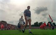 20 July 1997; Cavan captain Stephen King leads his team in the parade prior to the Ulster GAA Football Senior Championship Final match between Cavan and Derry at St. Tiernach's Park in Clones, Monaghan. Photo by David Maher/Sportsfile