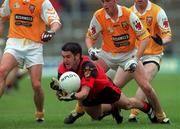28 May 2000; Shane Mulholland of Down during the Bank of Ireland Ulster Senior Football Championship Quarter-Final between Antrim and Down at Casement Park in Belfast, Antrim. Photo by David Maher/Sportsfile