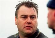 28 May 2000; Antrim manager Brian White during the Bank of Ireland Ulster Senior Football Championship Quarter-Final between Antrim and Down at Casement Park in Belfast, Antrim. Photo by David Maher/Sportsfile