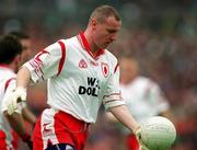 4 June 2000; Chris Lawn of Tyrone during the Bank of Ireland Ulster Senior Football Championship Quarter-Final match between Tyrone and Armagh at St Tiernach's Park in Clones, Monaghan. Photo by Brendan Moran/Sportsfile