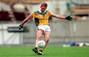 4 June 2000; Trevor Giles of Offaly during the Bank of Ireland Leinster Senior Football Championship Quarter-Final match between Offaly and Meath in Croke Park, Dublin. Photo by Damien Eagers/Sportsfile