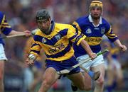 11 June 2000; David Forde of Clare during the Guinness Munster Senior Hurling Championship Semi-Final match between Tipperary and Clare at Páirc Ui Chaoimh in Cork. Photo by Ray McManus/Sportsfile
