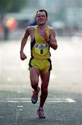25 October 1999; Jamie Lewis in action during the 1999 98FM Dublin City Marathon in Dublin. Photo by Brendan Moran/Sportsfile