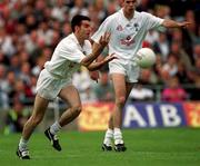 25 June 2000; Ken Doyle of Kildare during the Bank of Ireland Leinster Senior Football Championship Semi-Final match between Kildare and Offaly at Croke Park in Dublin. Photo by Ray McManus/Sportsfile