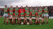 11 June 2000; The Mayo team prior to the Bank of Ireland Connacht Senior Football Championship Quarter-Final match between Sligo and Mayo at Markievicz Park in Sligo. Photo by Damien Eagers/Sportsfile