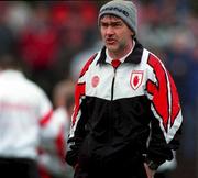 29 April 2000; Tyrone manager Mickey Harte during the All-Ireland Under 21 Football Championship Semi-Final match between Galway and Tyrone at Páirc Seán Mac Diarmada in Carrick-On-Shannon, Leitrim. Photo by Damien Eagers/Sportsfile
