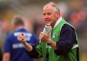25 June 2000; Fermanagh manager Pat King during the Bank of Ireland Ulster Senior Football Championship Semi-Final match between Armagh and Fermanagh at St Tiernach's Park in Clones, Monaghan. Photo by Damien Eagers/Sportsfile