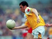 2 July 2000; Peter McCann of Antrim during the Bank of Ireland Ulster Senior Football Championship Semi-Final Replay between Antrim and Derry at Casement Park in Belfast, Antrim. Photo by Aoife Rice/Sportsfile