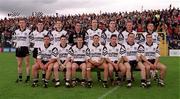 11 June 2000; The Sligo team prior to the Bank of Ireland Connacht Senior Football Championship Quarter-Final match between Sligo and Mayo at Markievicz Park in Sligo. Photo by Damien Eagers/Sportsfile