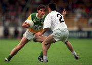 25 June 2000; Vinny Claffey of Offaly in action against Ken Doyle of Kildare during the Bank of Ireland Leinster Senior Football Championship Semi-Final match between Kildare and Offaly at Croke Park in Dublin. Photo by Aoife Rice/Sportsfile