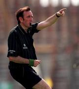 18 June 2000; Referee Willie Barrett during the Guinness Leinster Senior Hurling Championship Semi-Final match between Offaly and Wexford at Croke Park in Dublin. Photo by Aoife Rice/Sportsfile