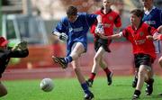 3 July 2000; Paul McConway of Tullamore scores a goal in the last minute during the Feile Peil na nOg Boys U14 Football Division 2 Final match between Tullamore, Offaly v St. Bronagh's in Rostrevor, Down, at Croke Park in Dublin. Photo by Damien Eagers/Sportsfile