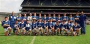 3 July 2000; The Tullamore team prior to the Feile Peil na nOg Boys U14 Football Division 2 Final match between Tullamore, Offaly v St. Bronagh's in Rostrevor, Down, at Croke Park in Dublin. Photo by Damien Eagers/Sportsfile