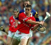 2 July 2000; Derek Barrett of Cork during the Guinness Munster Senior Hurling Championship Final between Cork and Tipperary at Semple Stadium in Thurles, Tipperary. Photo by Ray McManus/Sportsfile