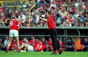 2 July 2000; Cork manager Jimmy Barry Murphy during the Guinness Munster Senior Hurling Championship Final between Cork and Tipperary at Semple Stadium in Thurles, Tipperary. Photo by Ray McManus/Sportsfile