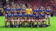 2 July 2000; The Tipperary team prior to the Guinness Munster Senior Hurling Championship Final between Cork and Tipperary at Semple Stadium in Thurles, Tipperary. Photo by Brendan Moran/Sportsfile
