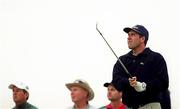 30 June 2000; Jose Maria Olazabal of Spain watches his tee shot from the 3rd tee box during the second day of the Murphy's Irish Open Golf Championship at Ballybunion Golf Club in Kerry. Photo by Brendan Moran/Sportsfile