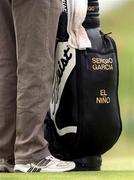 30 June 2000; The golf bag belonging to Sergio Garcia of Spain during the second day of the Murphy's Irish Open Golf Championship at Ballybunion Golf Club in Kerry. Photo by Brendan Moran/Sportsfile