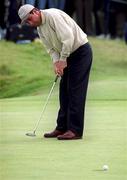 30 June 2000; Jose Maria Olazabal of Spain putts on the ninth green during the second day of the Murphy's Irish Open Golf Championship at Ballybunion Golf Club in Kerry. Photo by Brendan Moran/Sportsfile