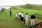 30 June 2000; A general view of the 13th teebox during the second day of the Murphy's Irish Open Golf Championship at Ballybunion Golf Club in Kerry. Photo by Brendan Moran/Sportsfile