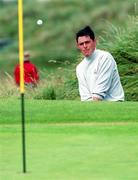 30 June 2000; Mark Murphy of Ireland chips up onto the ninth green during the second day of the Murphy's Irish Open Golf Championship at Ballybunion Golf Club in Kerry. Photo by Brendan Moran/Sportsfile