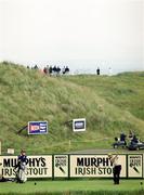 30 June 2000; Jose Maria Olazabal of Spain plays his tee shot to the Par 3 ninth green during the second day of the Murphy's Irish Open Golf Championship at Ballybunion Golf Club in Kerry. Photo by Brendan Moran/Sportsfile